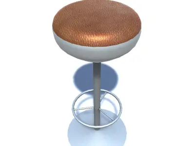 Bar stool 3D model