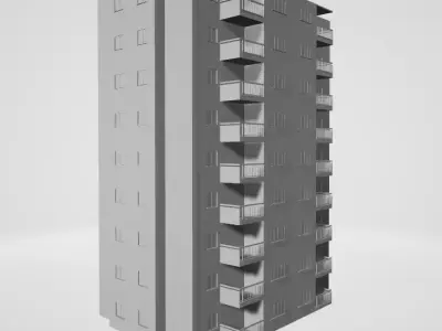 MODERN HOUSE APARTMENT Low-poly 3D model
