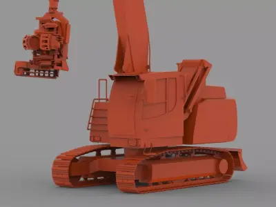 Sennebogen 718 Crawler 3D print model