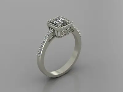 soliter ring 3D print model