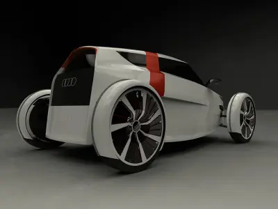 AUDI ELECTRIC CAR  3D model
