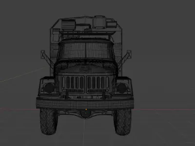 zil 131   3d model   3D print model