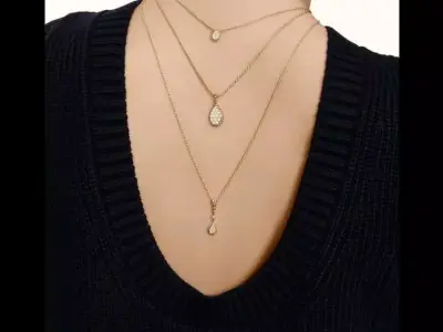 BOUCHERON - SERPENT BOHEME - NECKLACE - SOLARITE MOTIF XS 3D print model