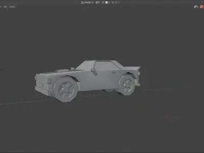 Car LowPoly Low-poly 3D model