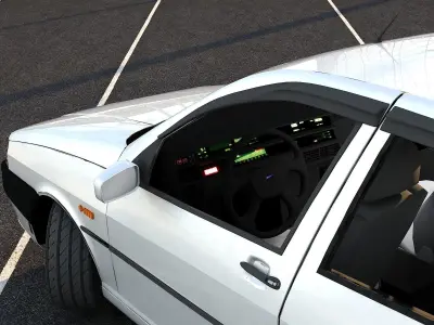 1989-2001 Tipo Detailed Full Model Low-poly 3D model