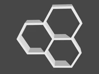 Wall Shelf Free low-poly 3D model