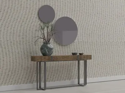 Vase and saucers 3D model