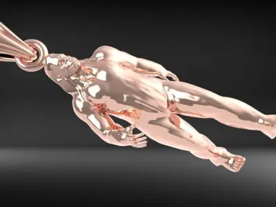 Bigfoot Pendant 3D print model