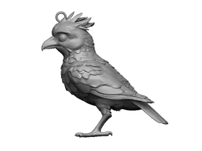 bird pendant  3D print model