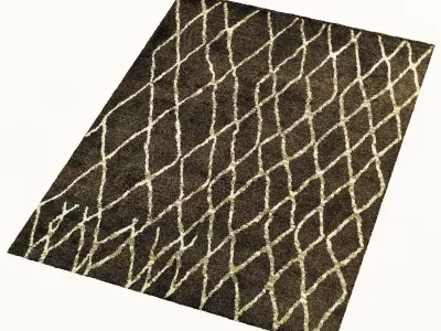 restoration hardware Talaa rug 3D model