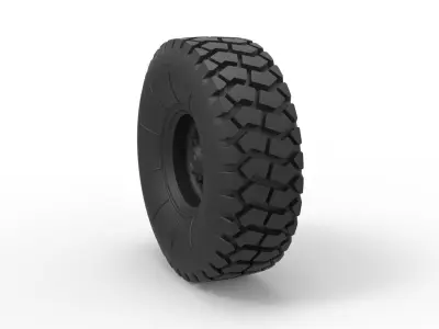 Offroad truck wheel 2 3D print model