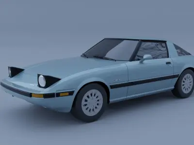 Mazda RX-7 FB 3D model