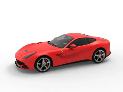 Ferrari Car 3D Model 3D model