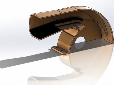 Upper Housing of Blower   3D print model