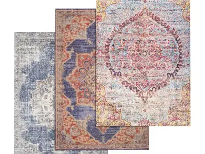 Rug Set 1517 3D model