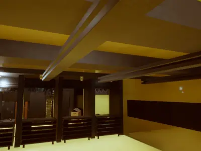 5 BPR Weapons and Shooting Room Unreal Engine Assets Low-poly 3D model