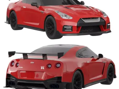 Nissan GTR R35 3D model