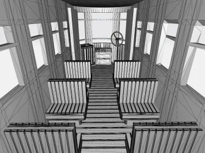 Train car 3D print model