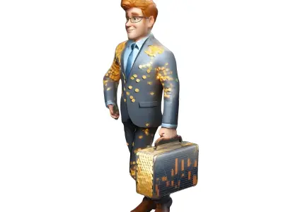 Business Character Collection - Modern Professional Avatars 3D print model