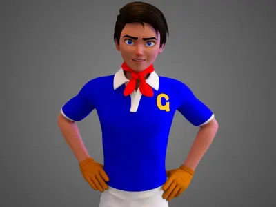 Speed Racer - Go Mifune - Meteoro 3D model