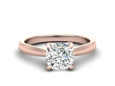 Engagement ring Linda qushion 3D print model