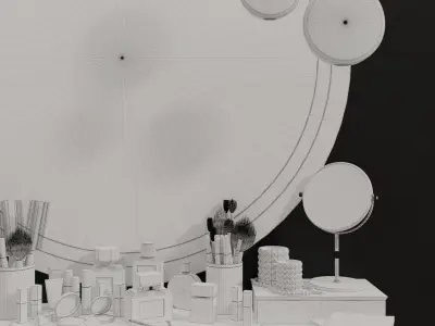 Dressing Table 01 3D model