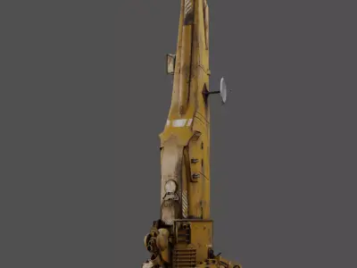 Old machine Low-poly 3D model