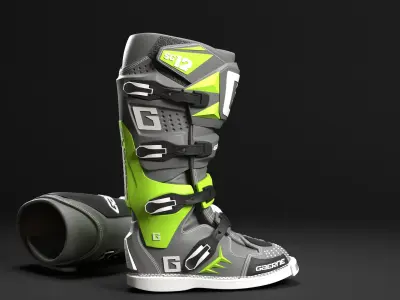 Gaerne Motocross Boots 3D print model