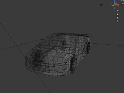 Audi A9 Futuristic Concept for cheap and Print Ready 3D print model