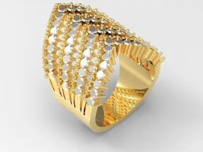 V Shap ring 3D print model