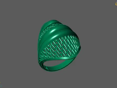 Plain Ring Women Ready STL 3DM Models Womens Rings 3D models 3D print model 28