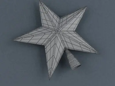 XMasTreeTop Star 3D model