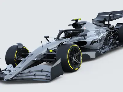 F1 Concept 2022 Template 3D model