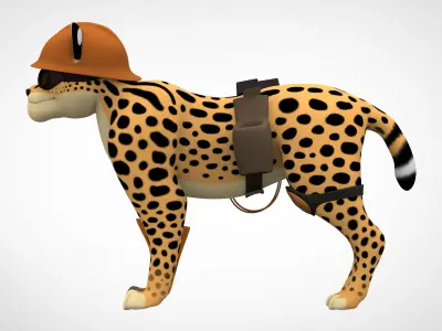 TF2 Engineer Serval Low-poly 3D model