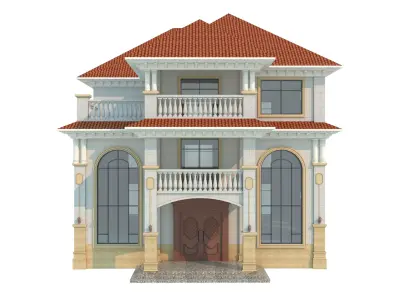architecture luxury villa  3D model
