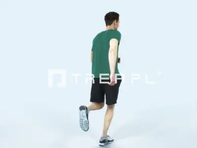 Virtue 02E Running Jogging Football Sports Man Low-poly 3D model purchase