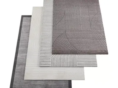 Rug653 Low-poly 3D model