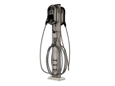 EV Charger 05 Low-poly 3D model