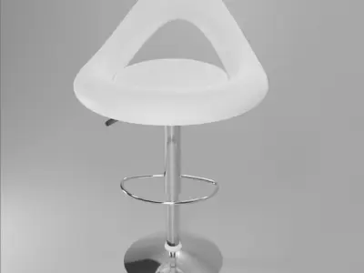White chair Free 3D model