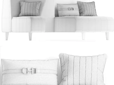 Sedes Regia SLIT low poly 3d model Low-poly 3D model