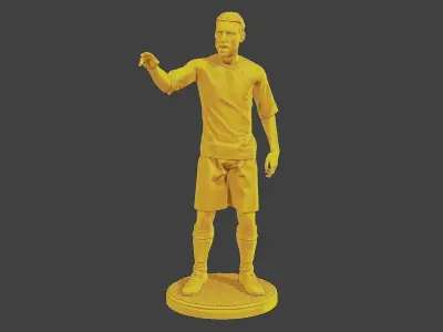 Soccer Player SP 019 3D print model