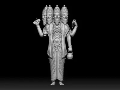 Lord Brahma 3D print model