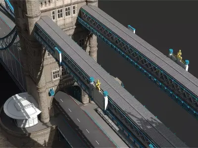 Tower Bridge London 3D model
