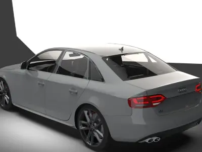 Audi A4 2009 Model 3D model