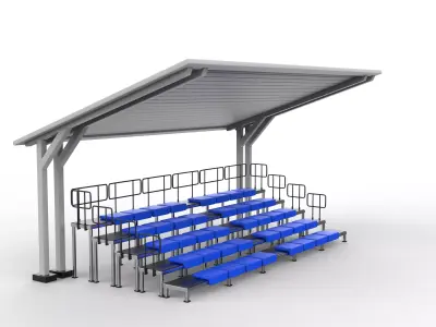 bleacher module  3D model