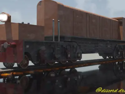 Garratt diesel outside frame version 3D model