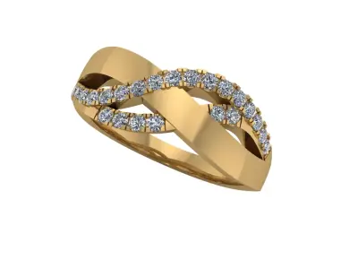 Ring Diamond R 198 3D print model