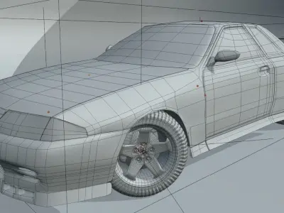 Nissan skyline gtr R32 3D model