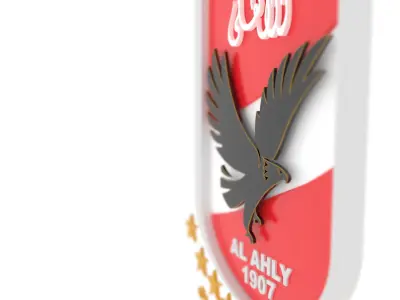 Al Ahly SC Logo 3D model