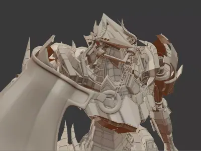 TEST FILE Robot Dragon Mecha Free 3D model